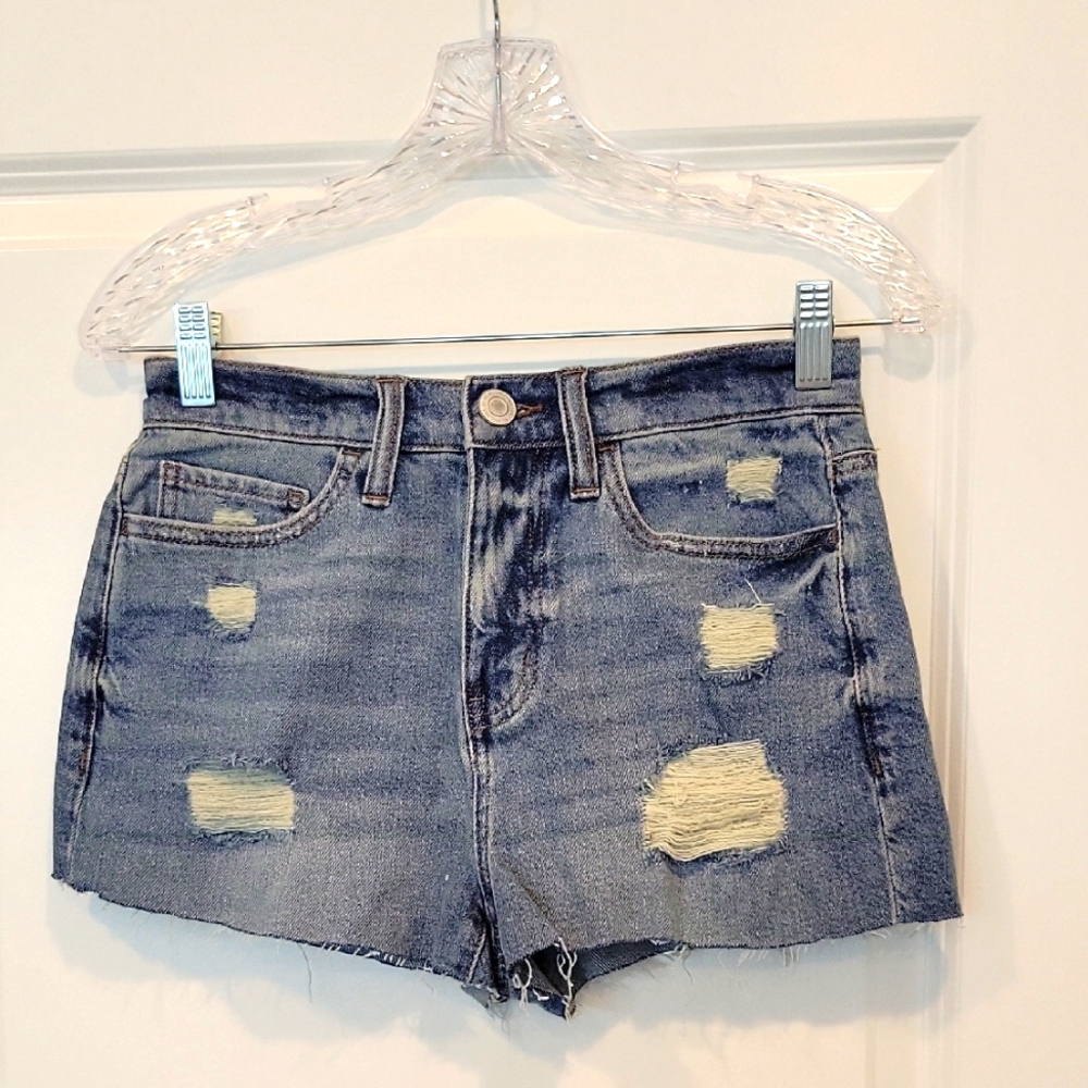 SO Distressed Cut Off Jean Shorts Bohemian Size 3/28 W